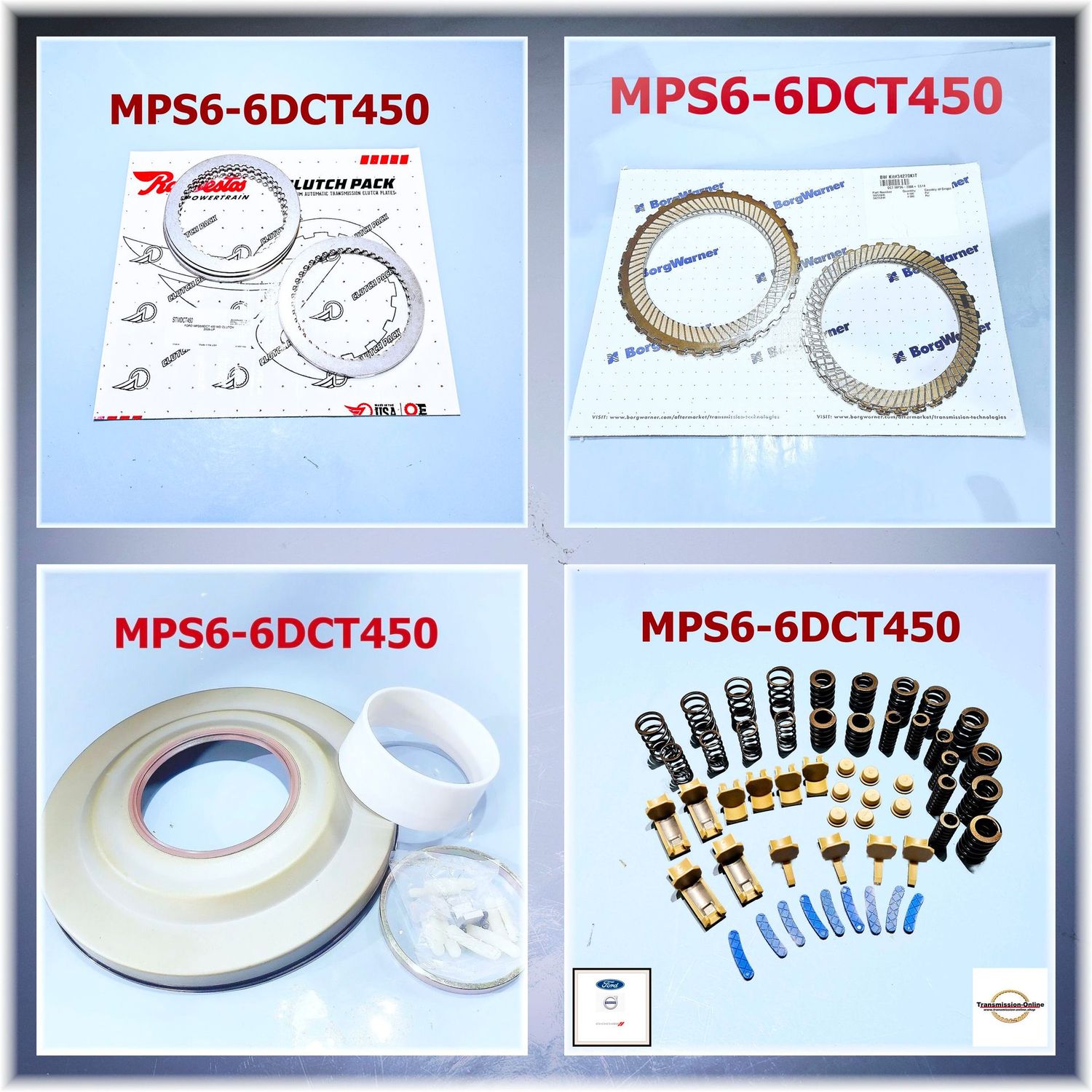 Kupplung Reparatursatz,6DCT450, Powershift Getriebe, MPS6, Ford Volvo Dodge