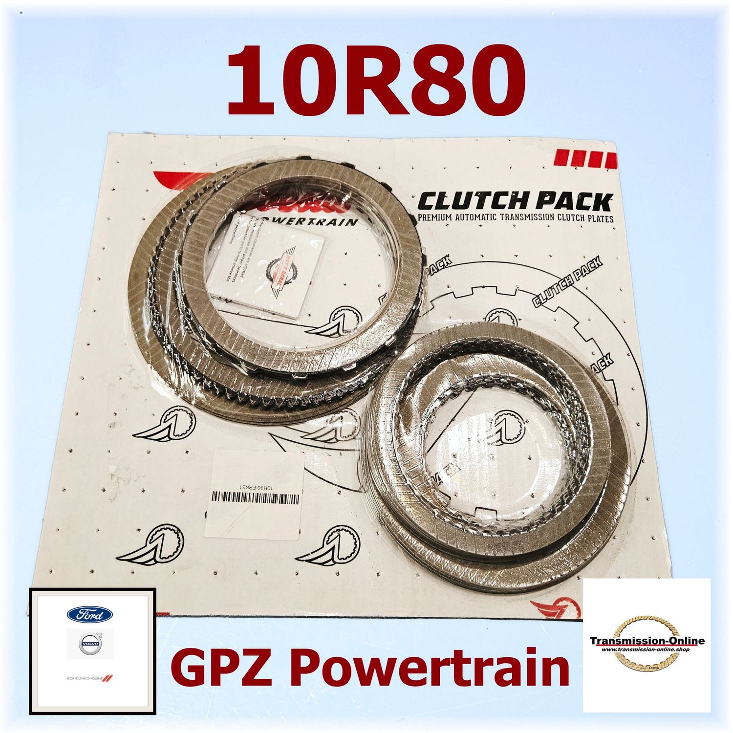 Raybestos GPZ Kupplungs Reiblammelen Satz 10R80-10L80 10 Gang Automatik  Getriebe  Ford Ranger-Raptor-Mustang