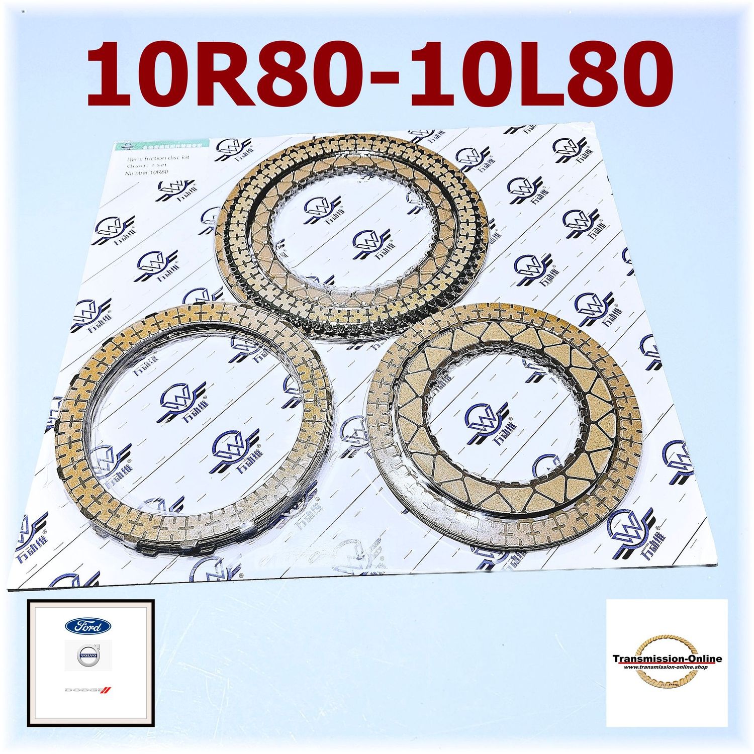 Kupplungs Reiblammelen Satz 10R80-10L80 10 Gang Automatik  Getriebe  Ford Ranger-Raptor-Mustang