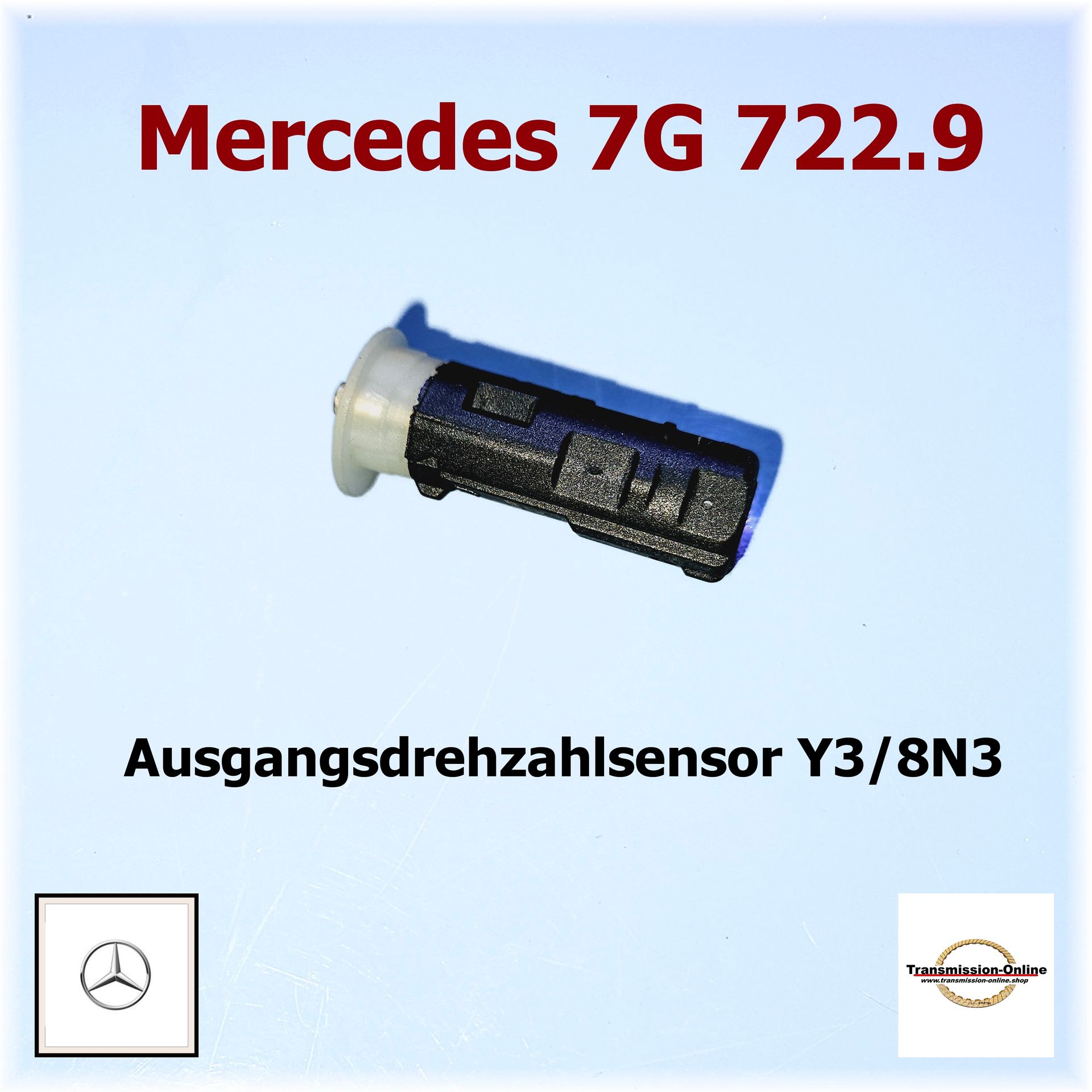 Drehzahlsensor Ausgang Automatik 7 Gang Getriebe Mercedes  7G 722.9  Y3/8n3