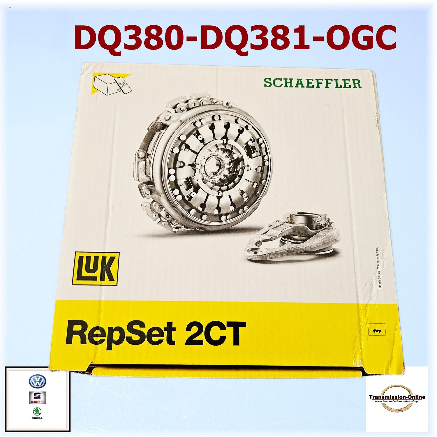 Doppelkupplung- Mehrfachkupplung LUK Schaeffler DSG 7 Gang DQ380-DQ381 OGC -202893-0GC 141 029 L