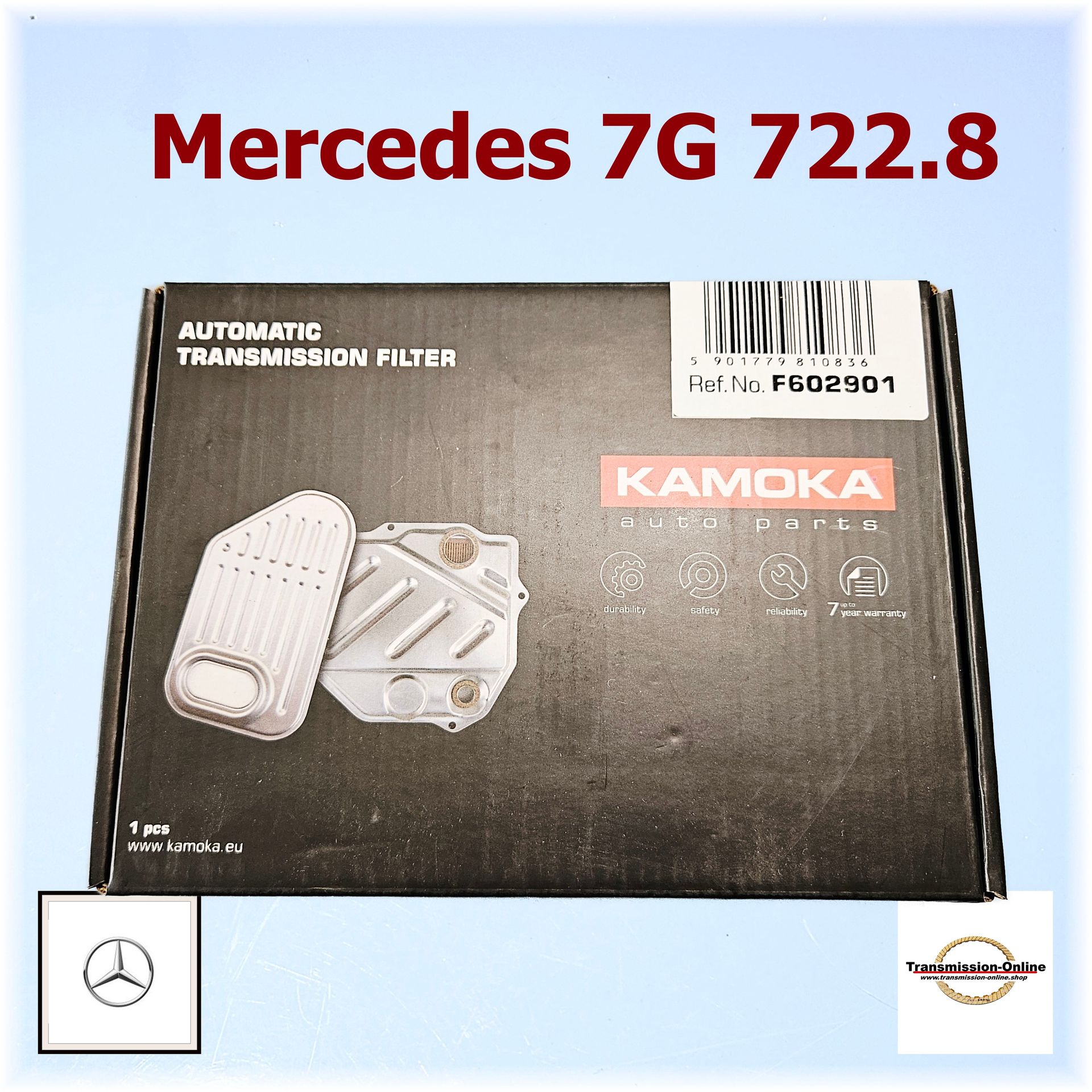Wartungskit Filter Intern +Ölwannendichtung Mercedes CVT Getriebe 722.8