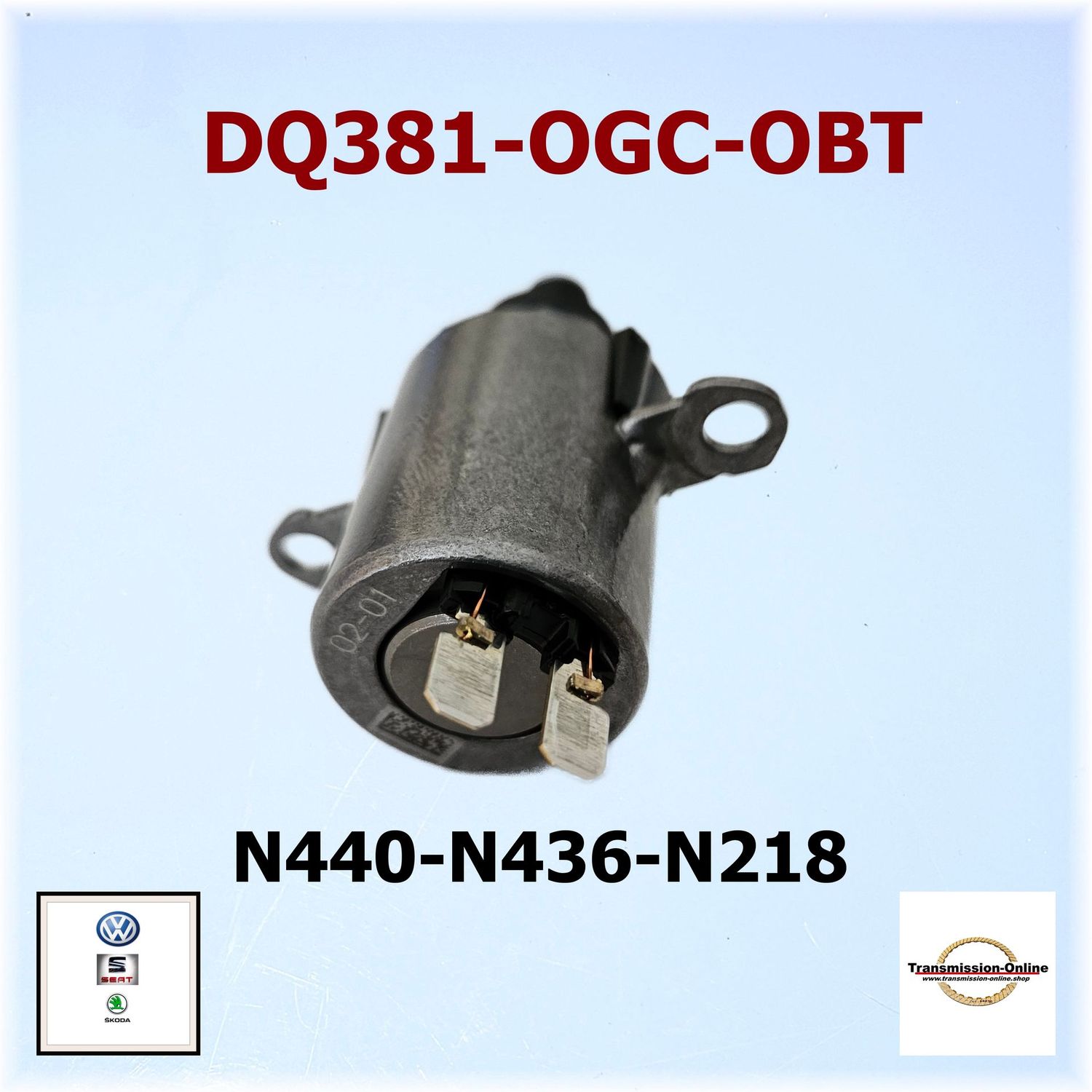 N218: Druckregelventil-N436: Sicherheitsventil 1 N440: Sicherheitsventil 2 DSG 7 Gang DQ381-ODC-OBT
