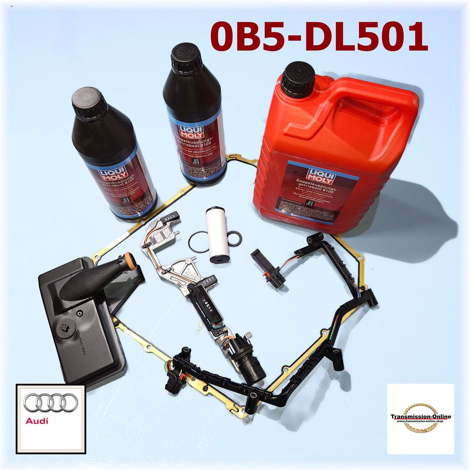Fahrstufen Sensor Fehler Komplett Reparatursatz 0B5 DL501  DSG 7 Gang Getriebe 0B514103E und  0B5514103G