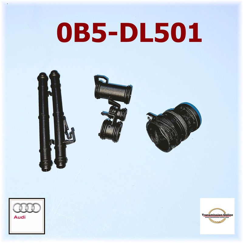 Satz Öl Rohre Mechatronik+Steckeradapter Audi S-Tronik 0B5-DL501