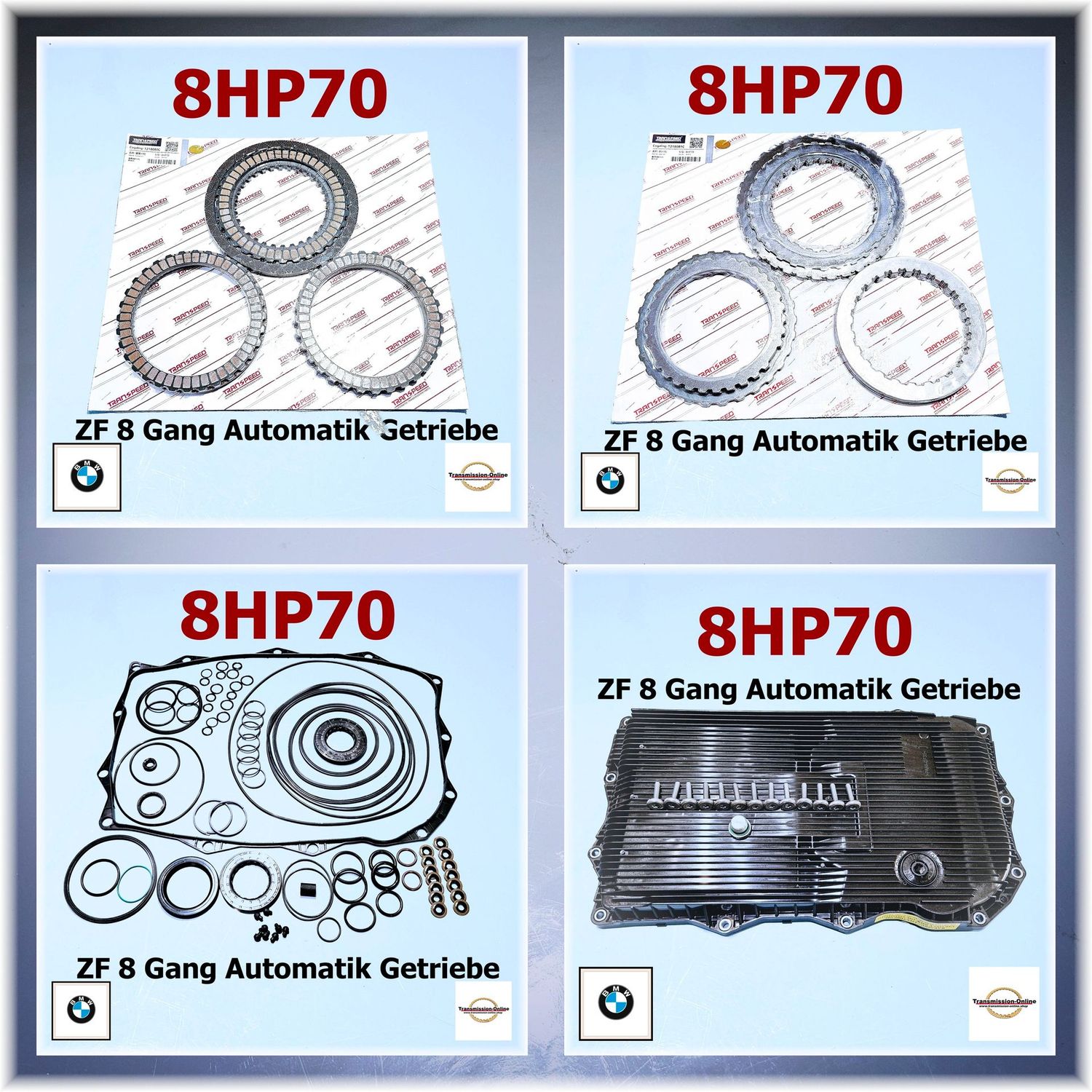 Master Kit -Komplett Reparatursatz 8 Gang Automatik ZF Getriebe BMW Jeep 8HP70 ZF