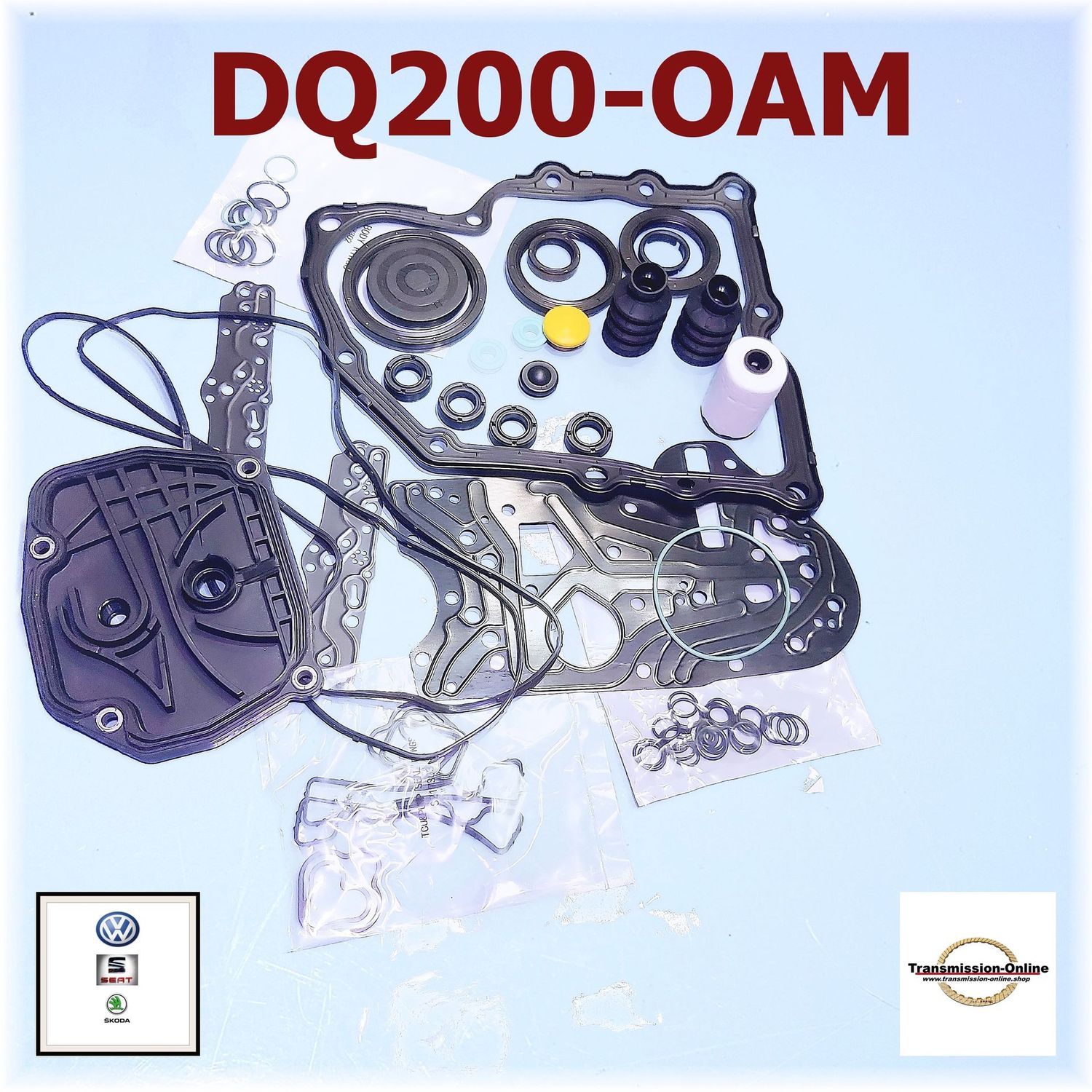 Dichtsatz Überholsatz Getriebe+ Mechatronik Reparatur Satz OAM-DQ200 DSG 7 Gang  VW-Seat-Skoda