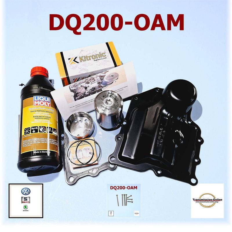 Reparatursatz Druckspeicher DSG für 7 Gang  Getriebe,OAM DQ200,  Fehler P189C,P17BF, Reparatur ohne Ausbau der Mechatronik