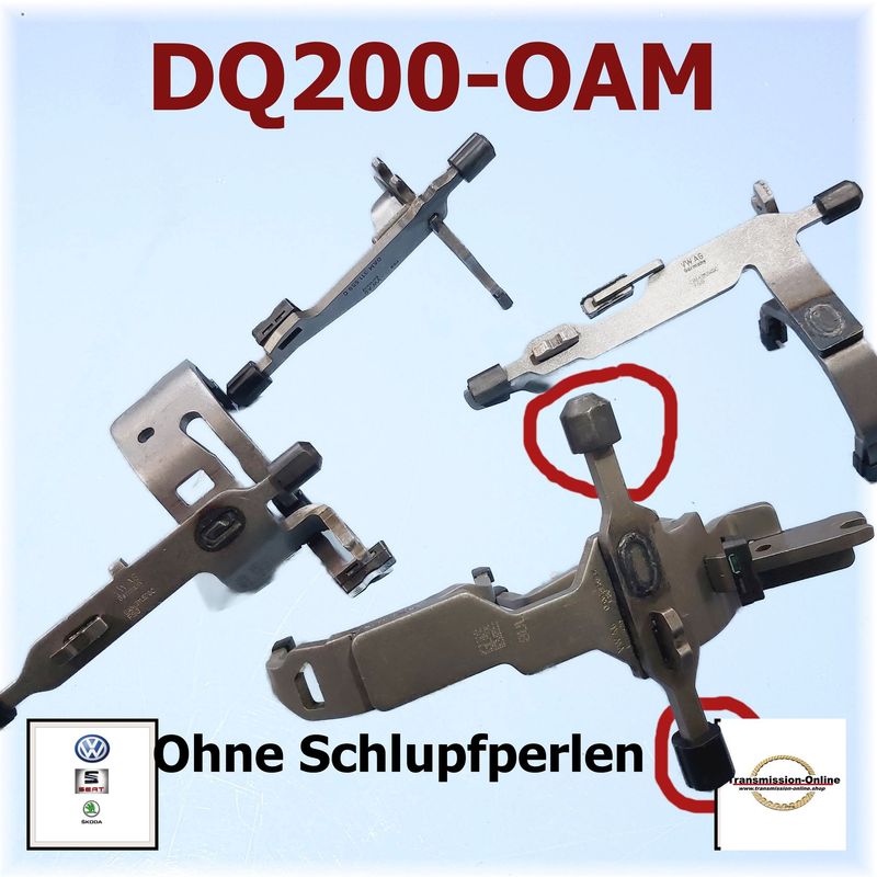 Schaltgabel Satz 7 Gang DSG Getriebe OAM-DQ200   VW-Seat-Skoda Neue Version