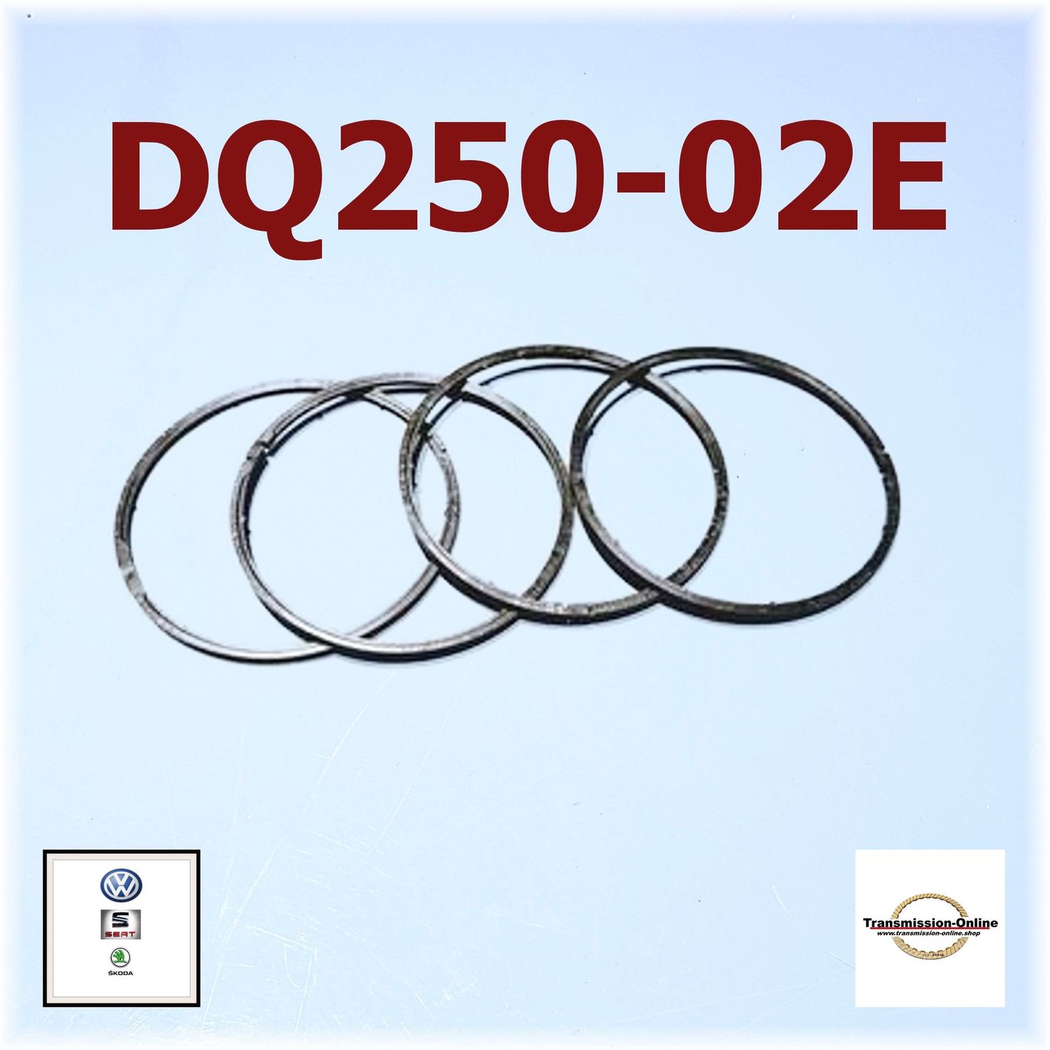 Kupplungs Kolben Ringe Satz DQ250-02E 6 Gang DSG Getriebe VW-Seat-Skoda-Audi