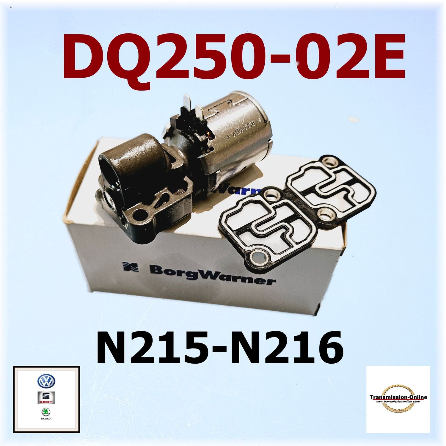 Ventil Kupplungsdruckregelung K1+K2- N215/N216 DQ250-02E