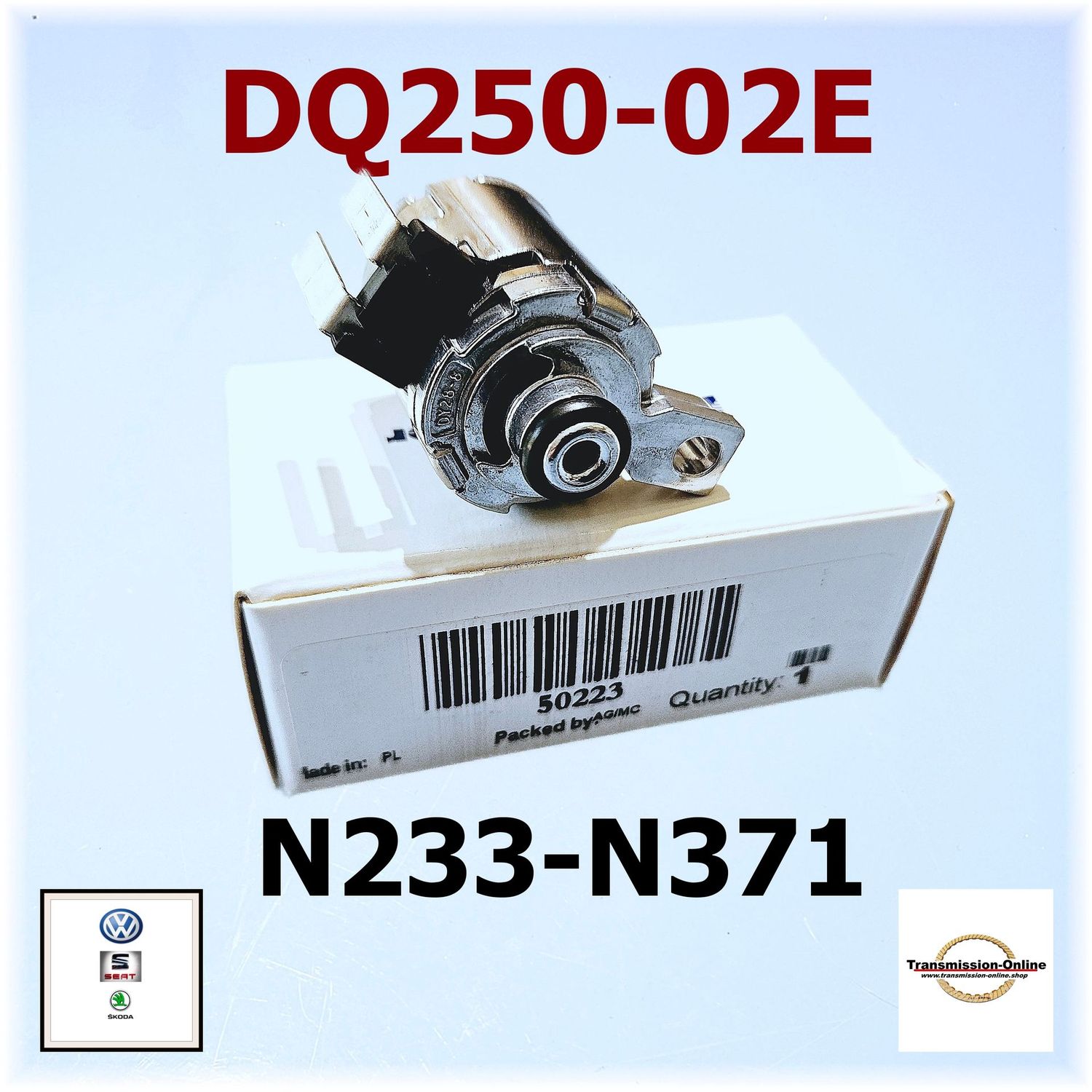 Ventil Mechatronik N233/N371 DQ250-02E 6 Gang DSG Getriebe