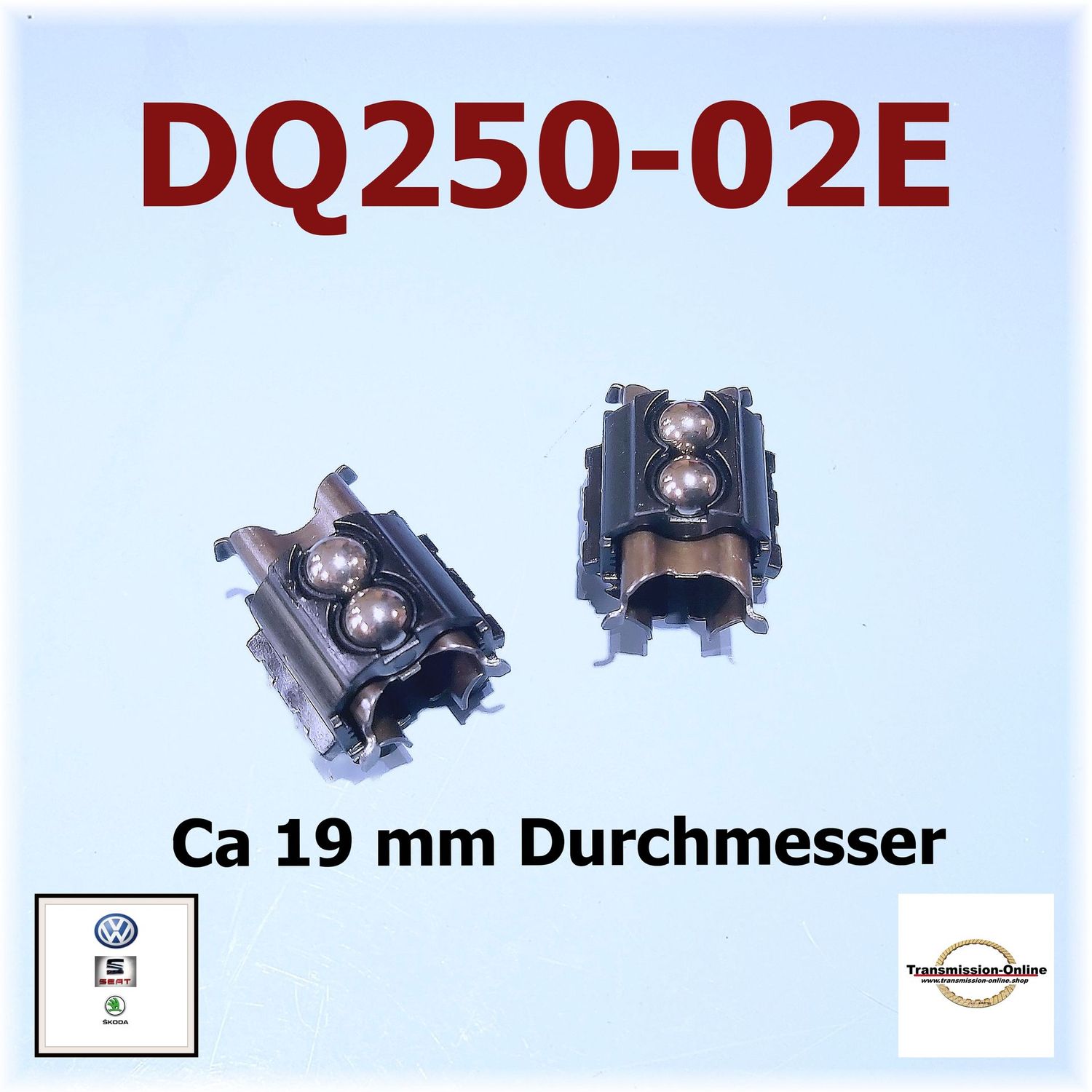 Schlupferlen 2 Set Große Version Schaltgabel, 6 Gang DSG Getriebe 02E DQ250 VW,Skoda,Seat