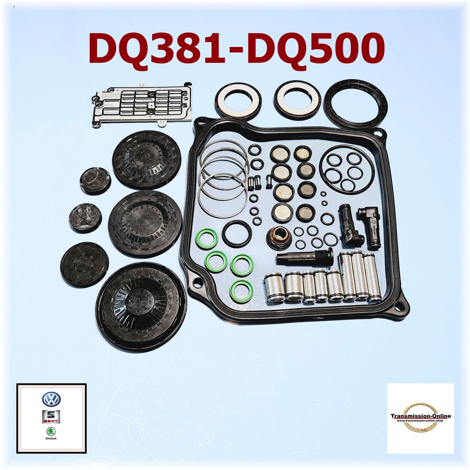 Dichtsatz,Überholsatz DQ500-DQ380-DQ381,7 Gang DSG Getriebe  VW T5,T6,Passat,Golf Audi Q3