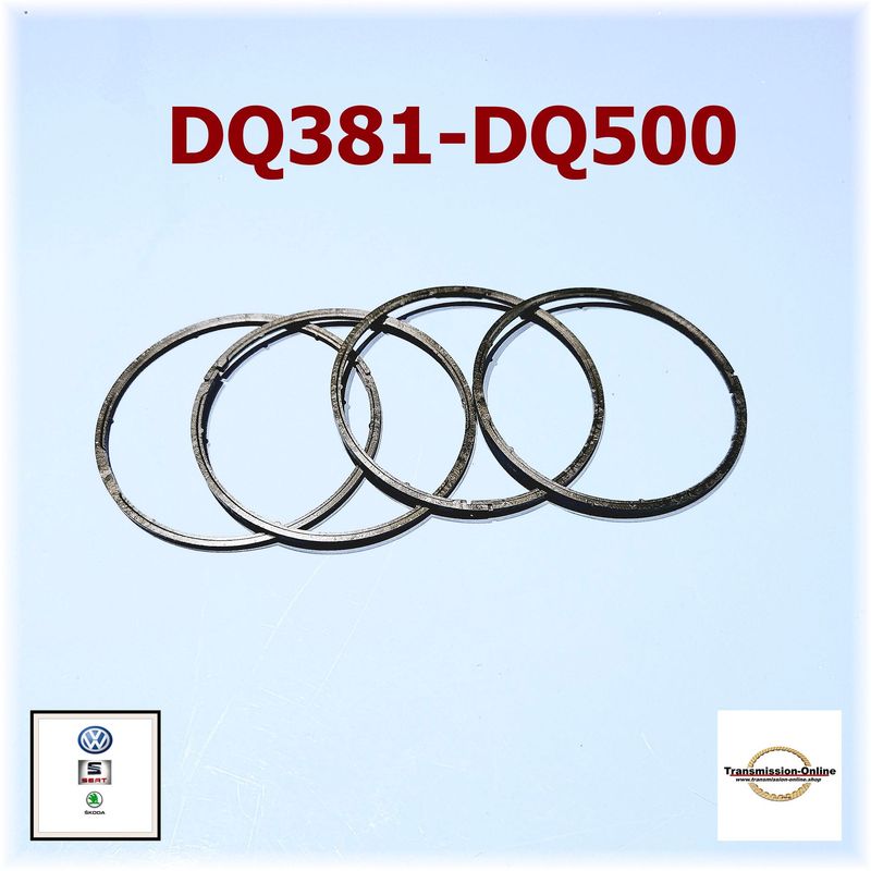 Kupplungs Kolben Ringe Satz DQ380-DQ381-DQ500 7 Gang DSG Getriebe VW-Seat-Skoda-Audi