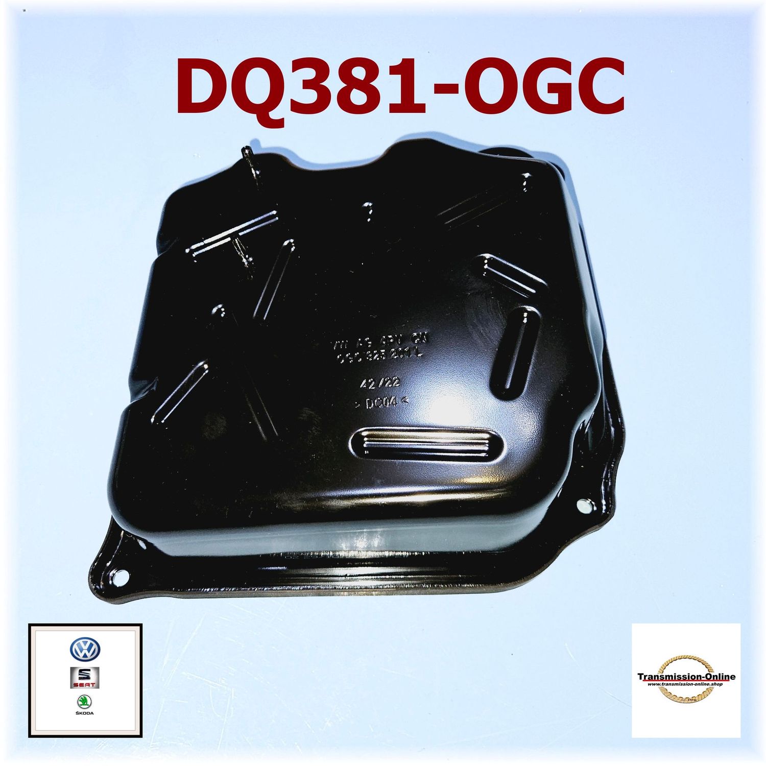 Ölwanne +Dichtung Getriebe DSG 7 Gang, DQ 381- 0GC Mechatronik VW,Seat,Skoda,0GC325201L
