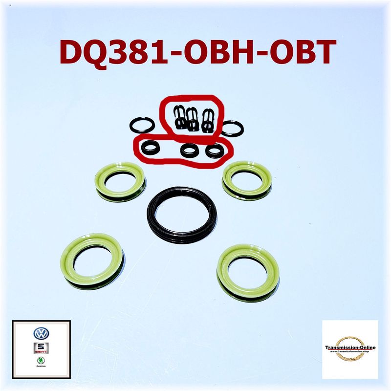 Dichtsatz Steuergerät Continental 7 Gang DSG Getriebe DQ500 OBH ODL OBT  VW -Skoda-Seat