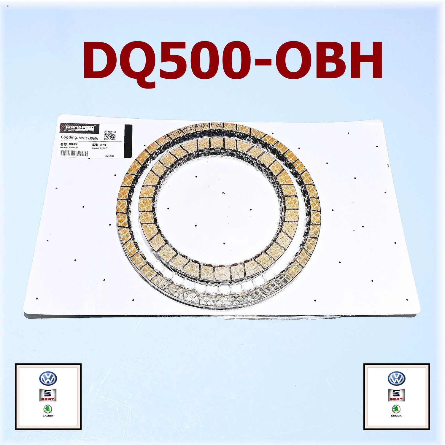 Kupplung Reiblamellen Satz 7 Gang DSG Getriebe  DQ500-OBH  VW T5,T6 Audi Q3