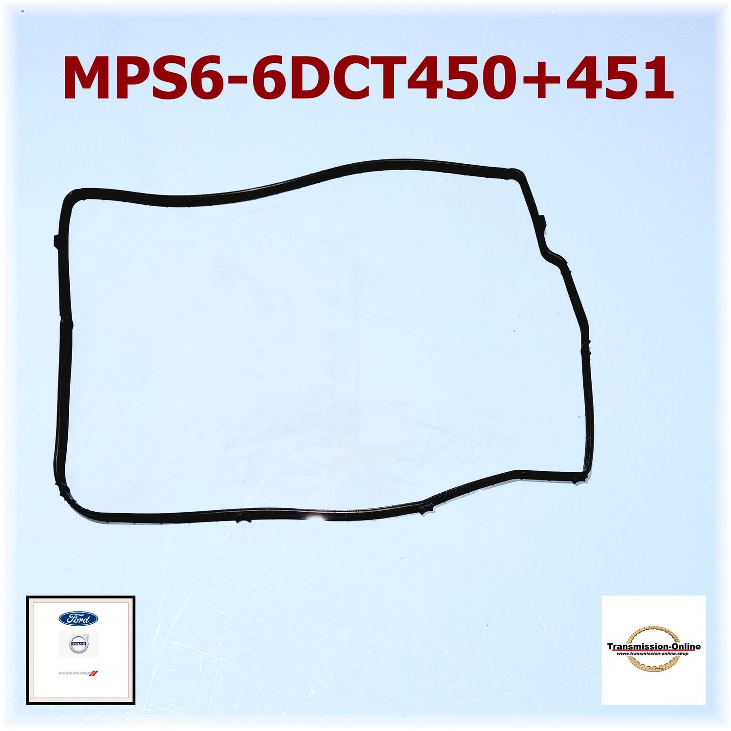 Dichtung Ölwanne vorderer Deckel  MPS6-6DCT450 +451POWERSHIFT Getriebe VOLVO FORD DODGE