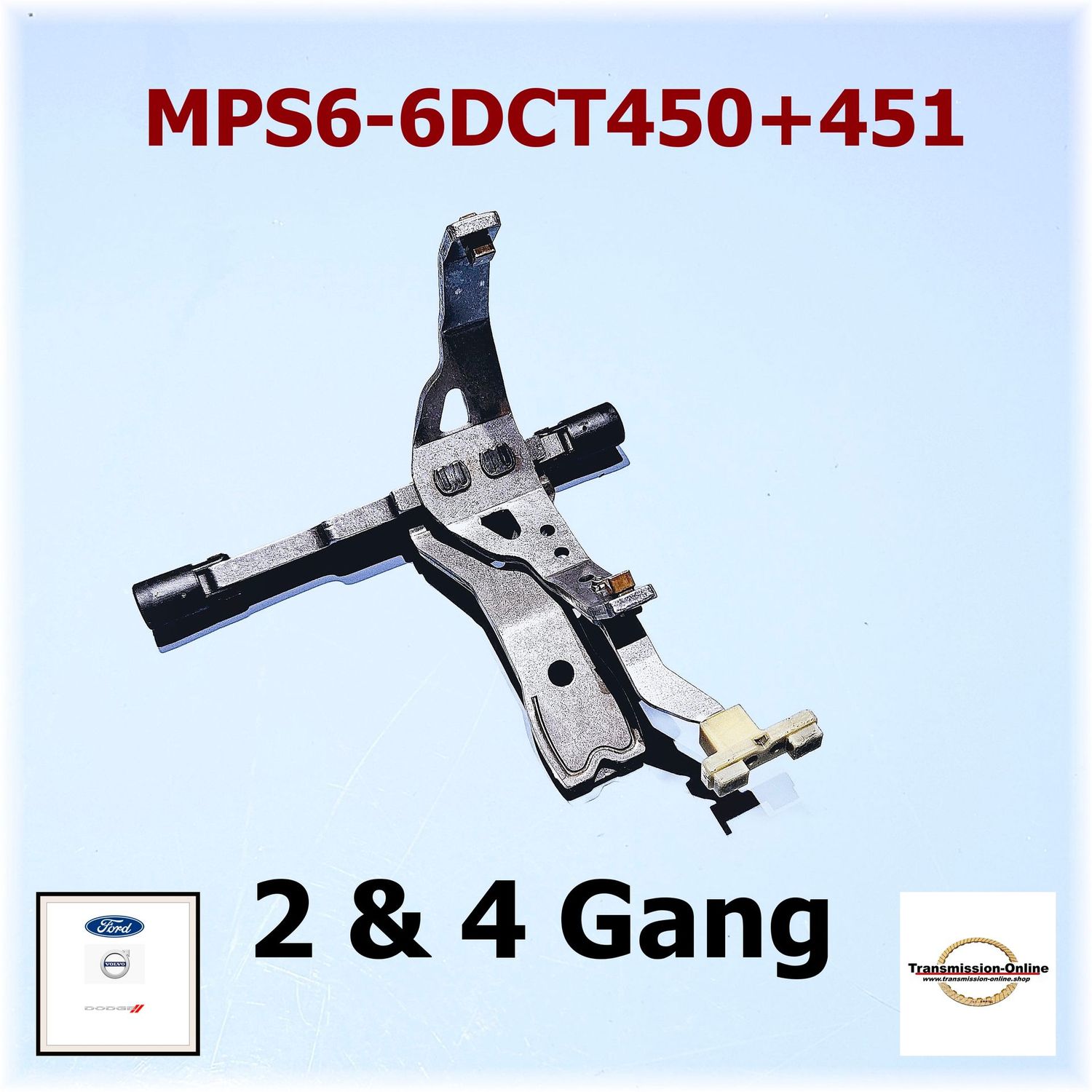 Schaltgabel für 2&4 Gang  DSG Getriebe Powershift MPS6-6DCT450+ 451 DS7R und 7M5R