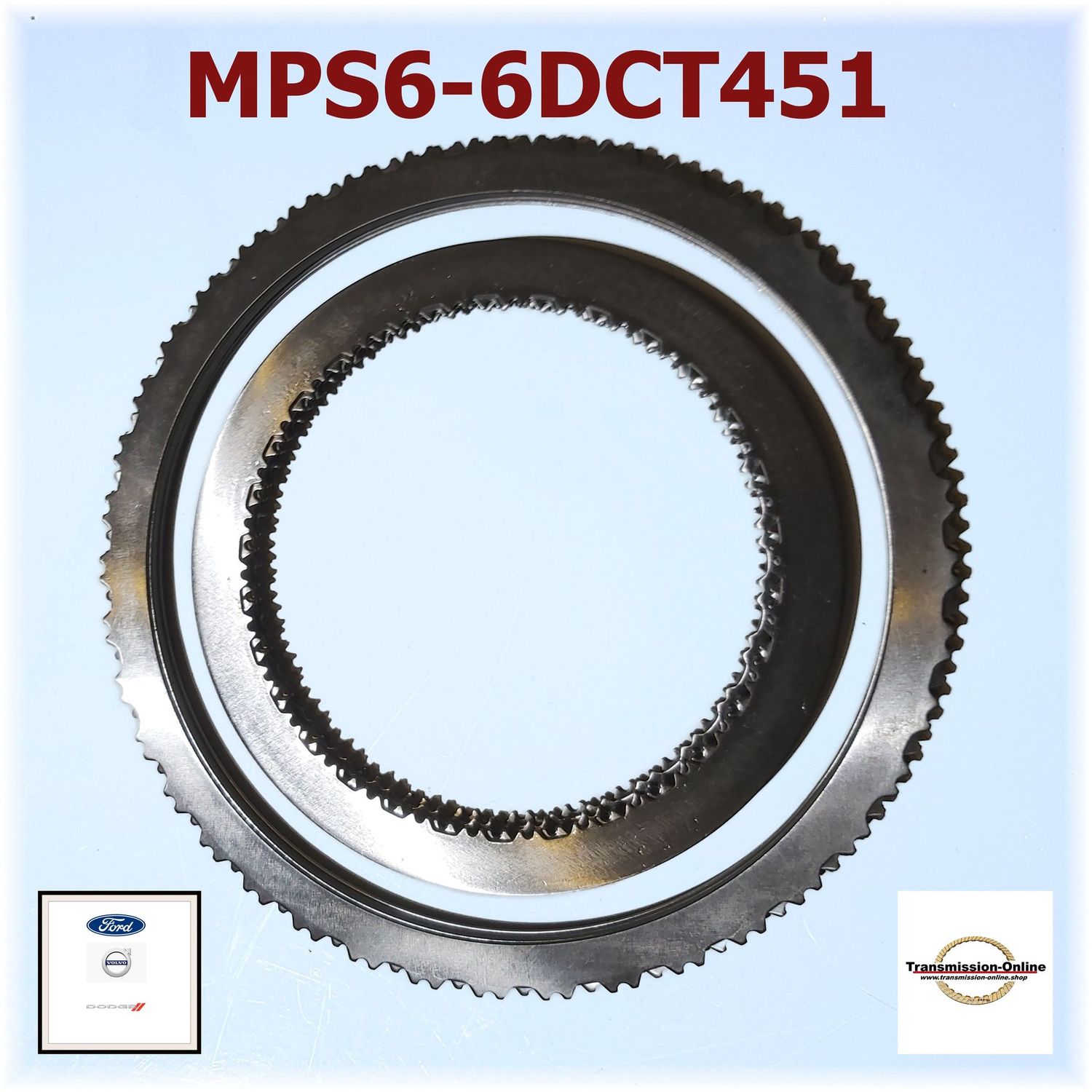 Stahllamellensatz Kupplung 6DCT451 MPS6 Ford Powershift Getriebe   DSG Volvo -Doge