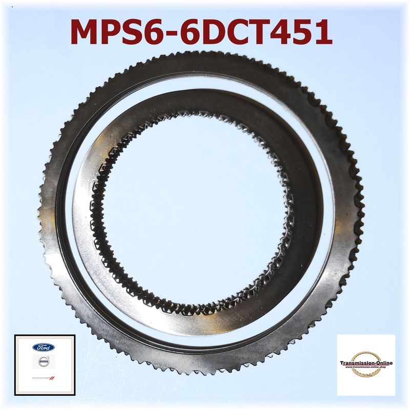 Stahllamellensatz Kupplung 6DCT451 MPS6 Ford Powershift Getriebe   DSG Volvo -Doge