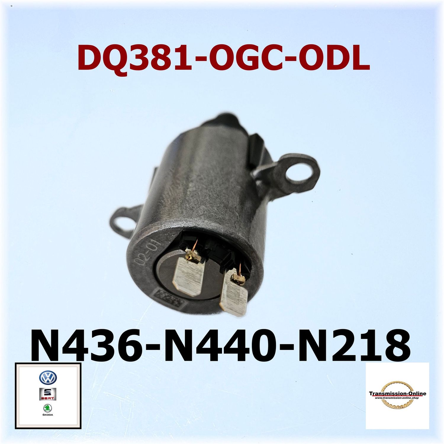 N218: Druckregelventil N436: Druckregelventil 1 N440: Druckregelventil 2 DSG 7 Gang DQ381-OGC-ODL