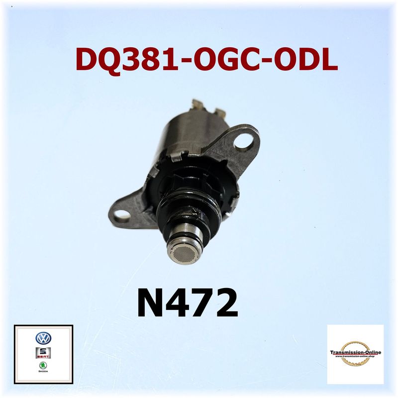 N472 Druckregel Ventil Hauptdruck  DSG 7 Gang DQ381-OGC-ODL