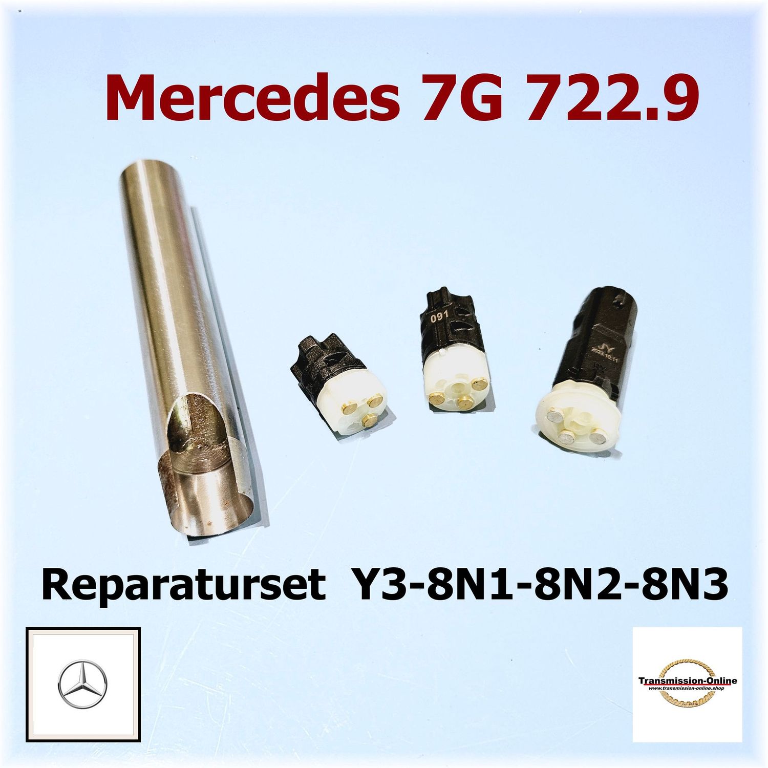 Drehzahlsensor Reparatur Set   7 Gang Automatik Getriebe Mercedes  7G 722.9  Y3/8N1-8N2-8N3