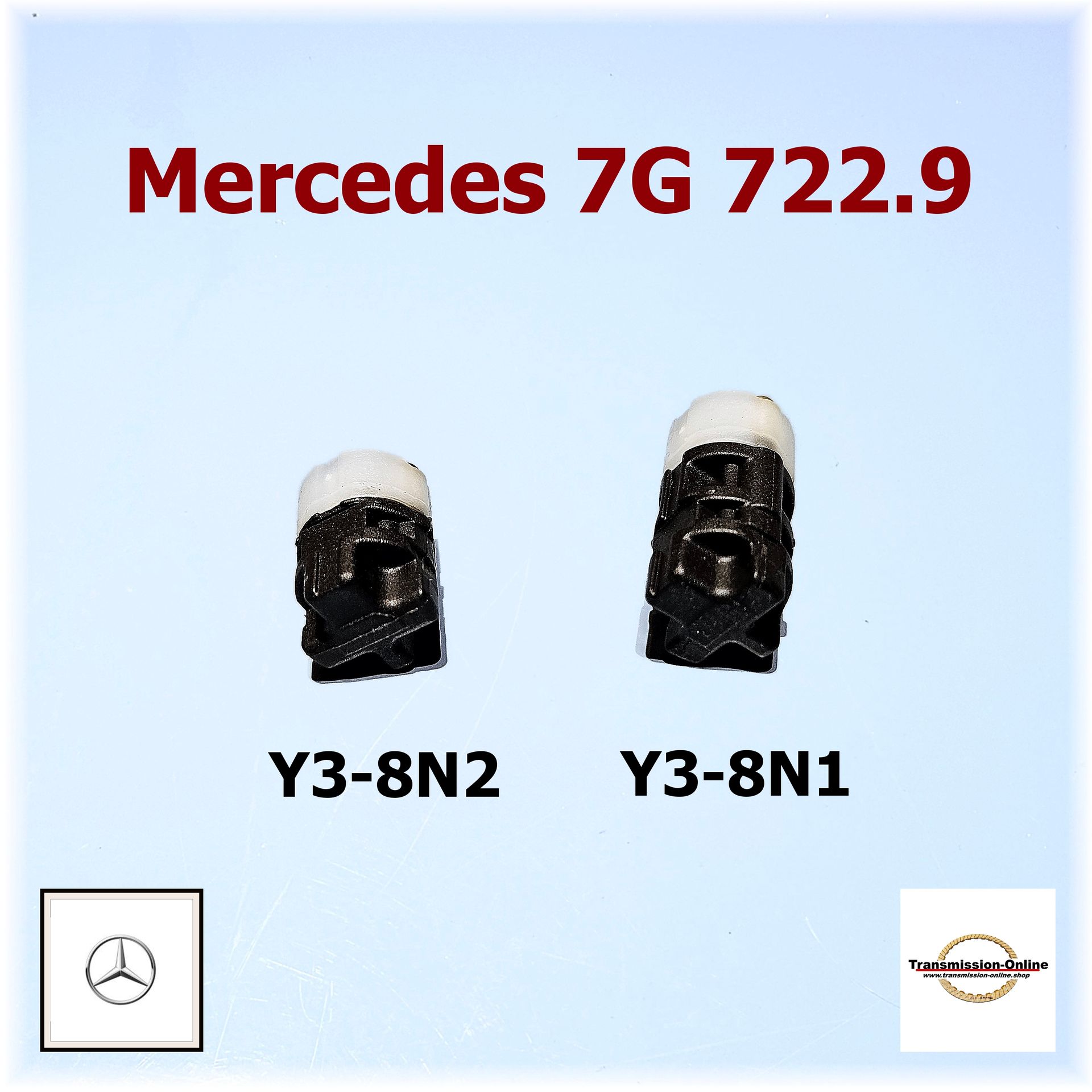 Drehzahlsensor Set Intern  Automatik Getriebe Mercedes  7G 722.9  Y3/8n1 Y3/8n2