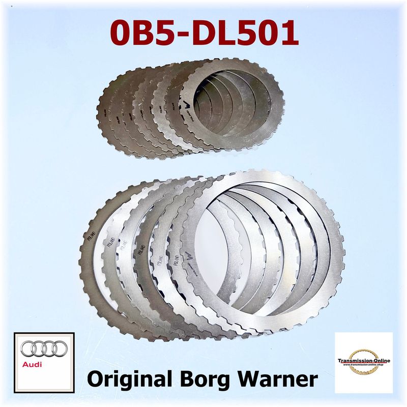 Borg Warner Kupplung Stahl Lamellen Satz 7 Gang DSG S-TRONIC Getriebe 0B5 DL501