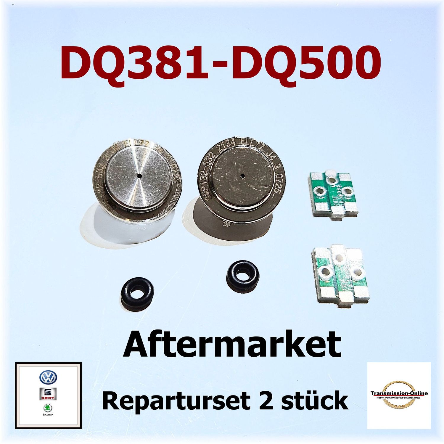 Drucksensor Set passend für Positionsgebe Kupplung 1+2 DSG 7 Gang  DQ381 DQ500  Fehler P1736-P1735