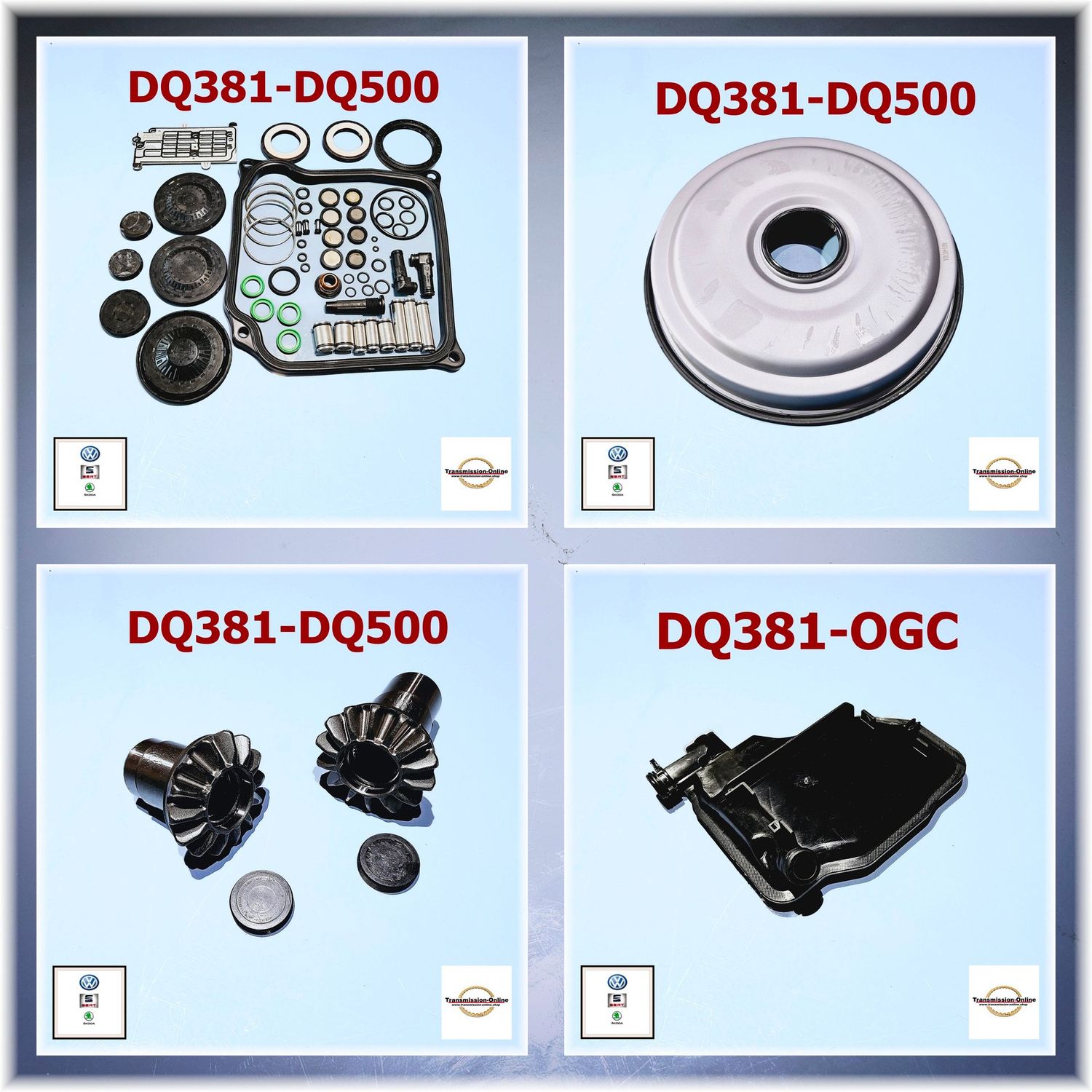 Reparatursatz Achsantrieb 7 Gang DSG Getriebe  VW T5,T6 Audi A3-DQ500,DQ380-DQ381
