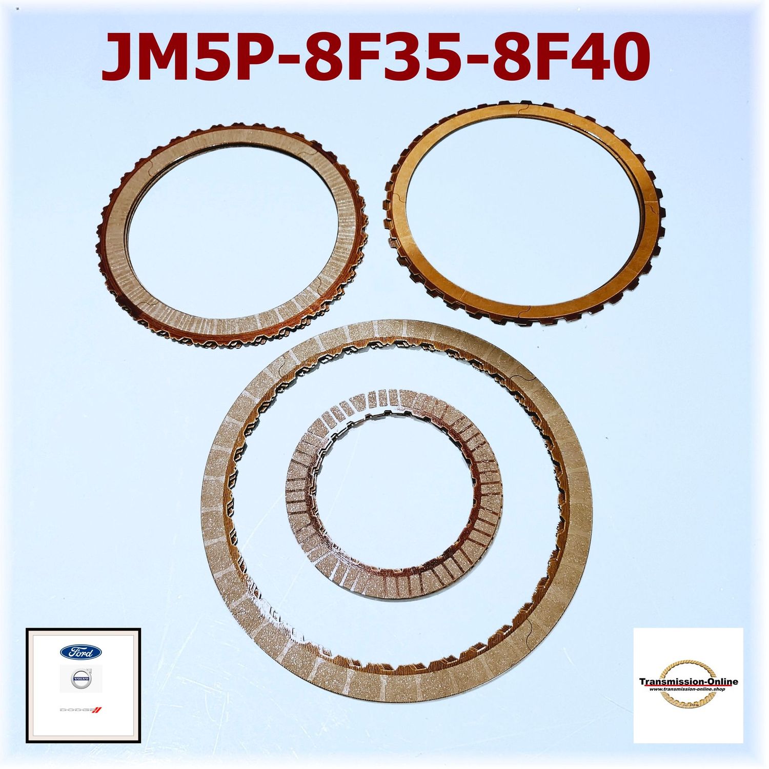 Kupplungs Reiblammelen Satz-Friction Kit JM5P-8F35-8F40 8 Gang DSG Getriebe  Ford