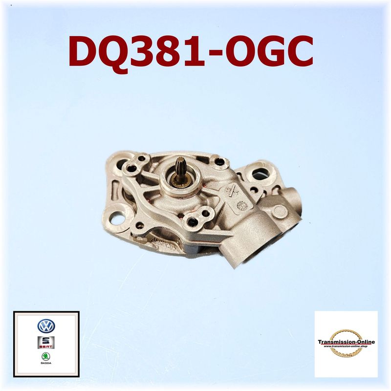 Mechanische Zusatzhydraulikpumpe 7 Gang DSG DQ381-OGC Getriebe 0GC325577E VW-Seat-Skoda Mechanische Zusatzhydraulikpumpe 7 Gang DSG DQ381-OGC Getriebe 0GC325577E VW-Seat-Skoda