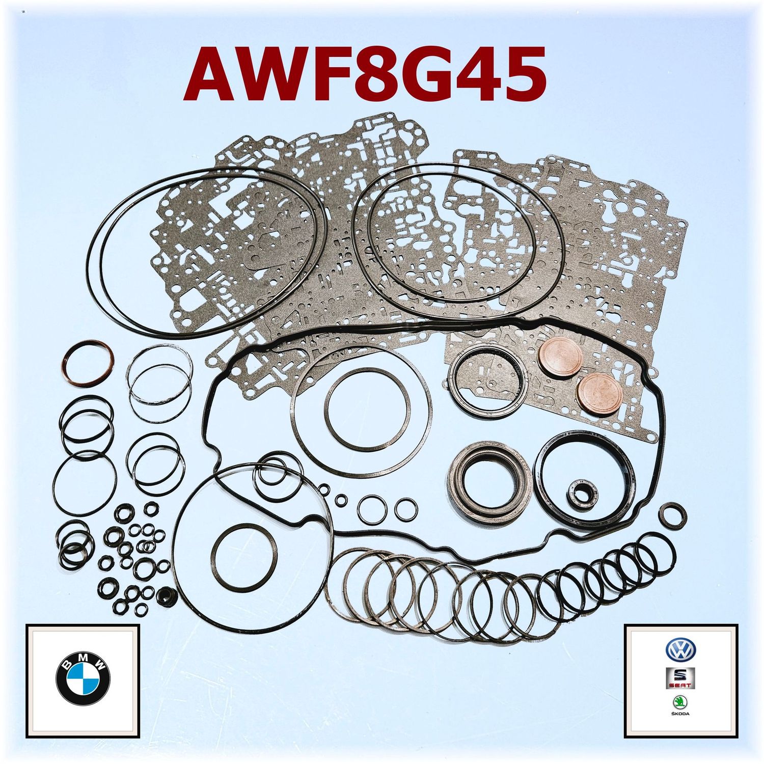 Dichtsatz-Überholsatz-Reparatursatz 8 Gang Automatik Getriebe Aisin AWF8G45 BMW X1-X2-1 F48-2 F44 Dichtsatz-Überholsatz-Reparatursatz 8 Gang Automatik Getriebe Aisin AWF8G45 BMW X1-X2-1 F48-2 F44