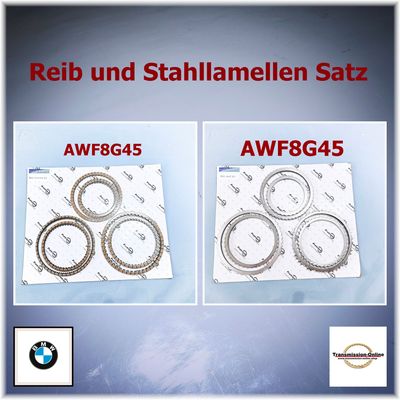 Reiblamellen und Stahllamellen Satz 8 Gang Automatik Getriebe Aisin AWF8G45 BMW X1-X2-1 F48-2 F44 Reiblamellen und Stahllamellen Satz 8 Gang Automatik Getriebe Aisin AWF8G45 BMW X1-X2-1 F48-2 F44