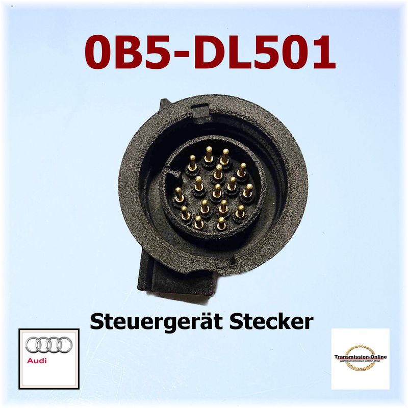 Steuergerät Stecker Repartur 0B5-DL501 7 Gang DSG Getriebe Audi S-Tronik