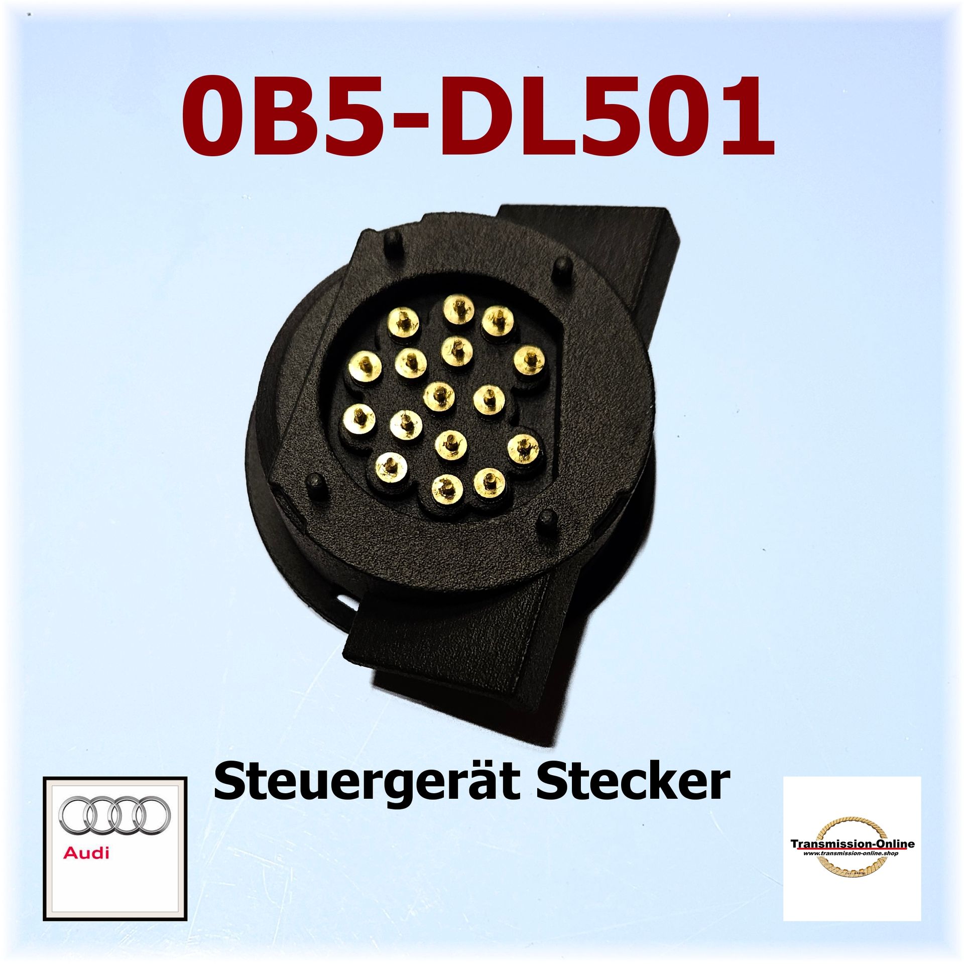 Steuergerät Stecker Repartur 0B5-DL501 7 Gang DSG Getriebe Audi S-Tronik