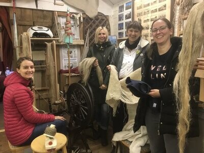 FLAX AND SPINNING WORKSHOP 11TH AND 12TH JULY 2024