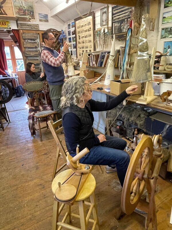 FLAX  SPINNING WORKSHOP 28TH OCTOBER 2025