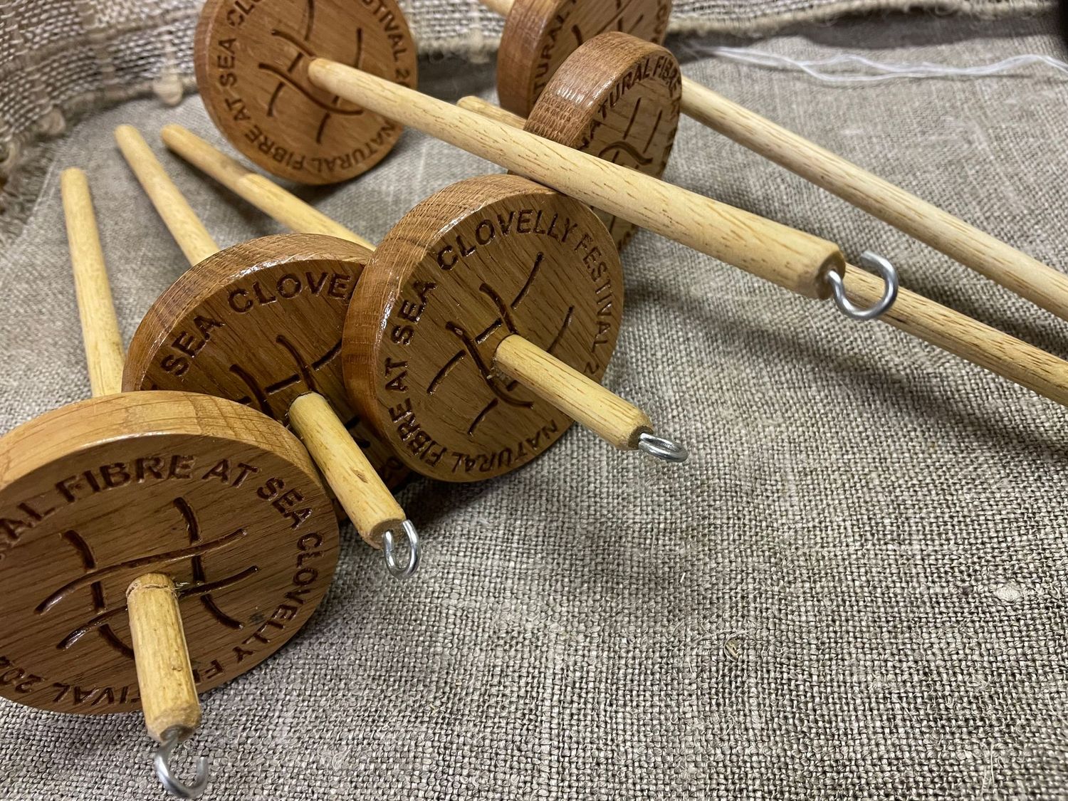 Bespoke engraved drop spindles   6