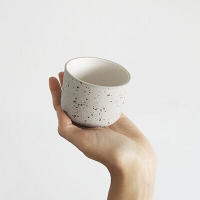 Mug cappuccino - speckled 130ml