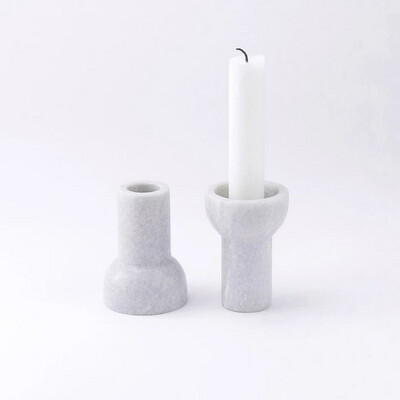 Kerzen- und Teelichthalter aus Marmor
 von Aaron Probyn