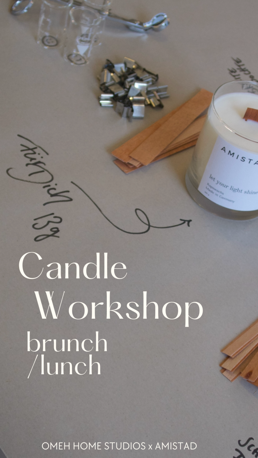 Candle Workshop with Brunch 12.3