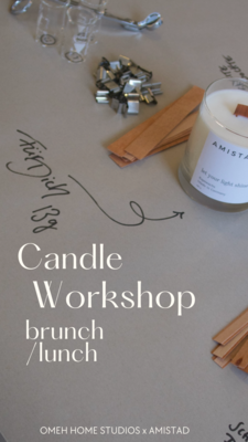 Candle Workshop with Brunch 26.3