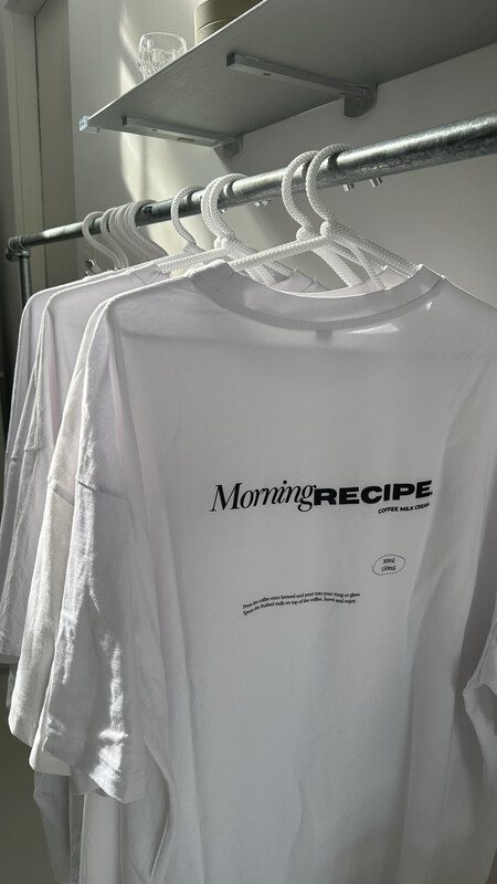 Vorbestellung: Tshirt- morning recipe , oversized 