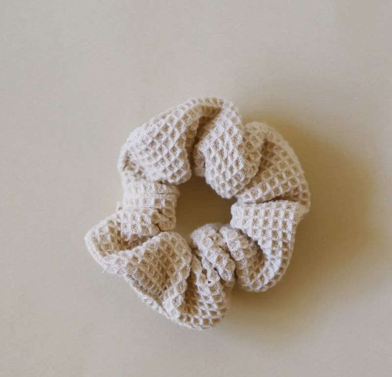 Organic Lifestyle Oat Large Waffle Scrunchie