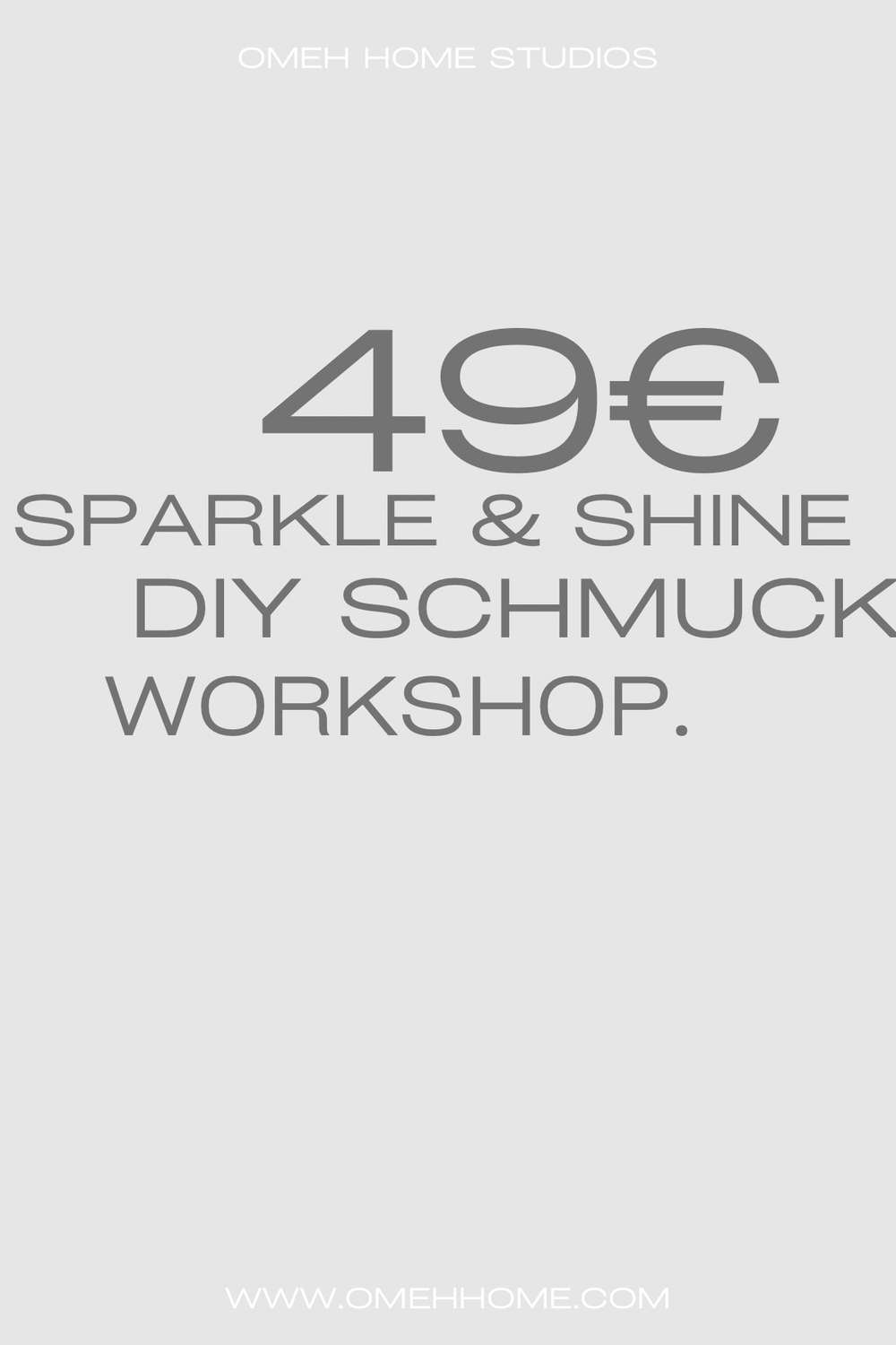 Sparkle &amp; Shine DIY Schmuck Workshop