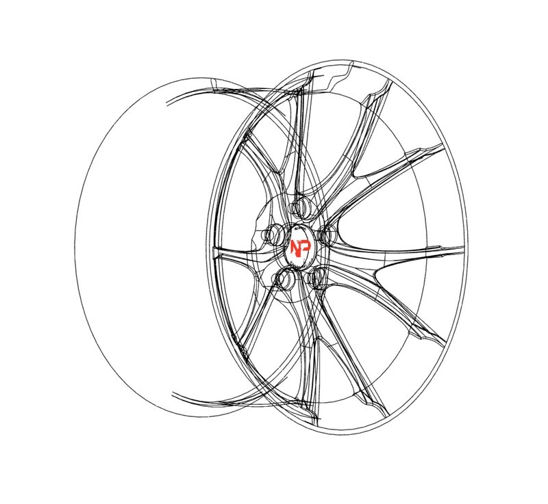 Own custom design forged 1 piece wheel
